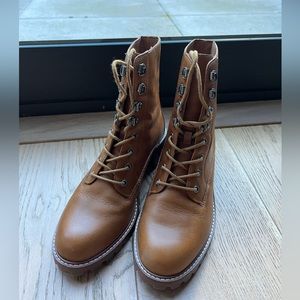 Madewell leather ankle boots (size: 7.5)